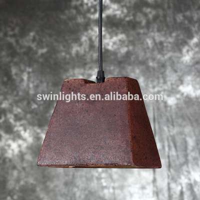 Retro Vintage Ceramic Pendant Light rustic color Indoor Lighting For Modern House Design