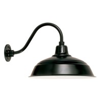 0901-10 Loft Warehouse Shade Gooseneck Barn Wall Sconce lamp